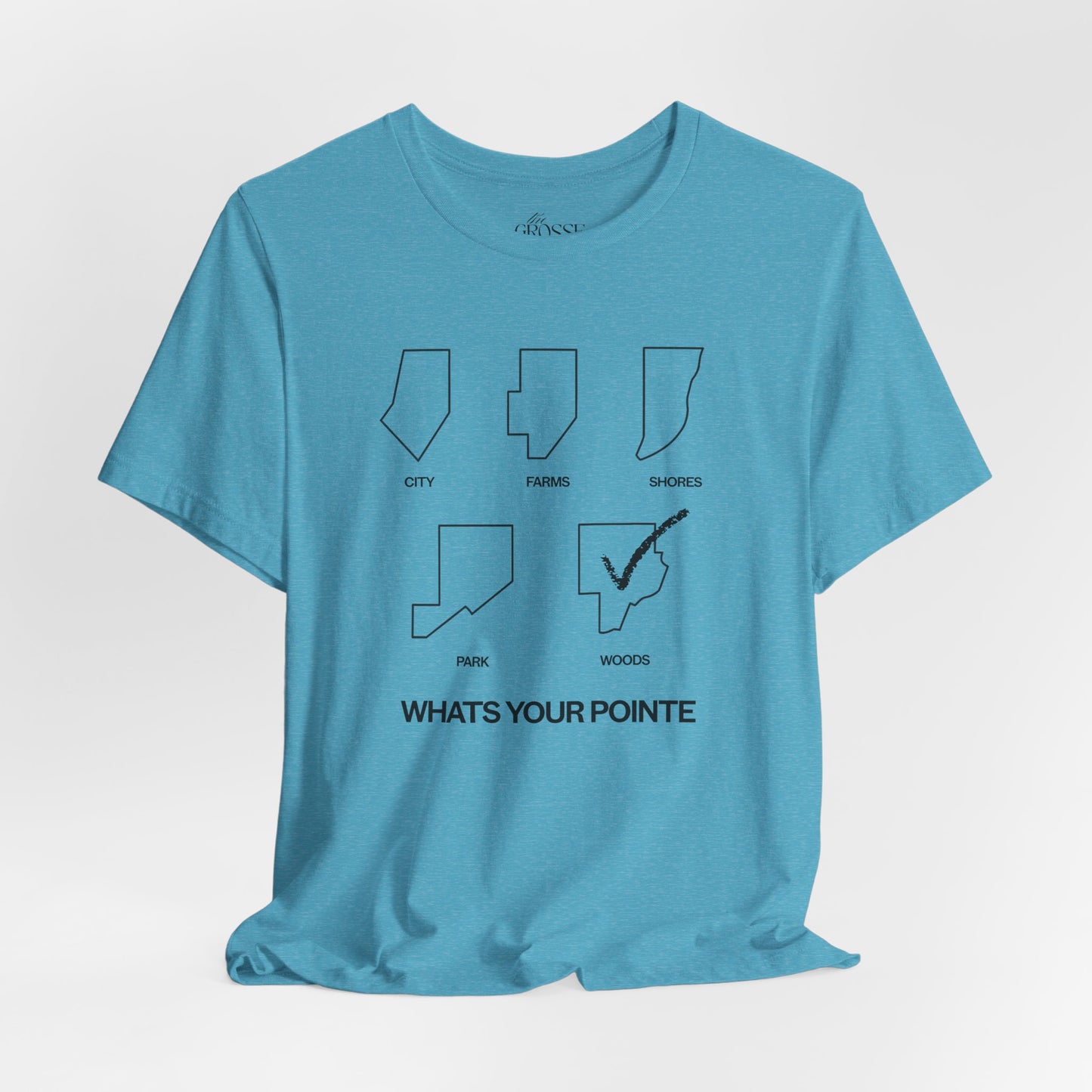 "What's Your Pointe" - WOODS -  Soft Tee