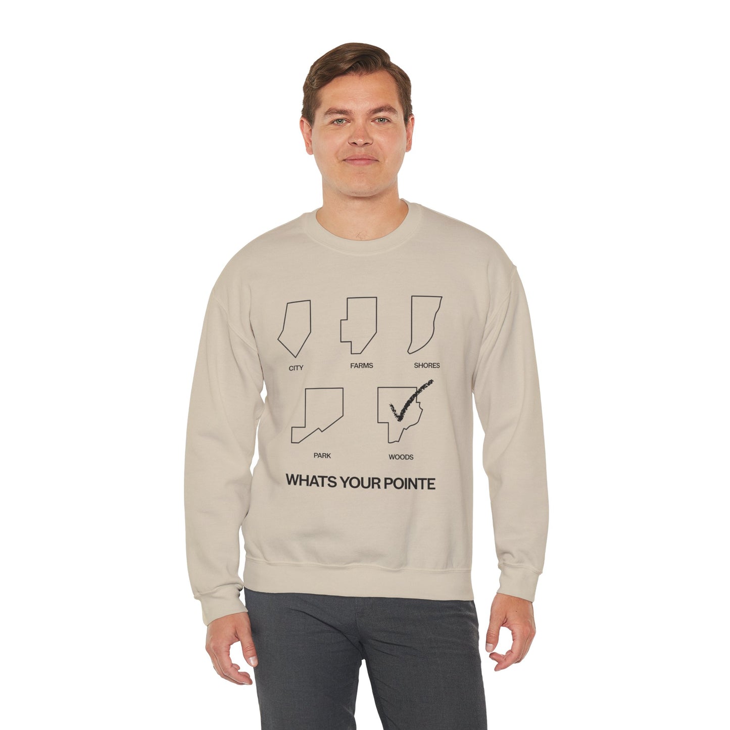 What’s Your Pointe - WOODS | Crewneck Sweatshirt