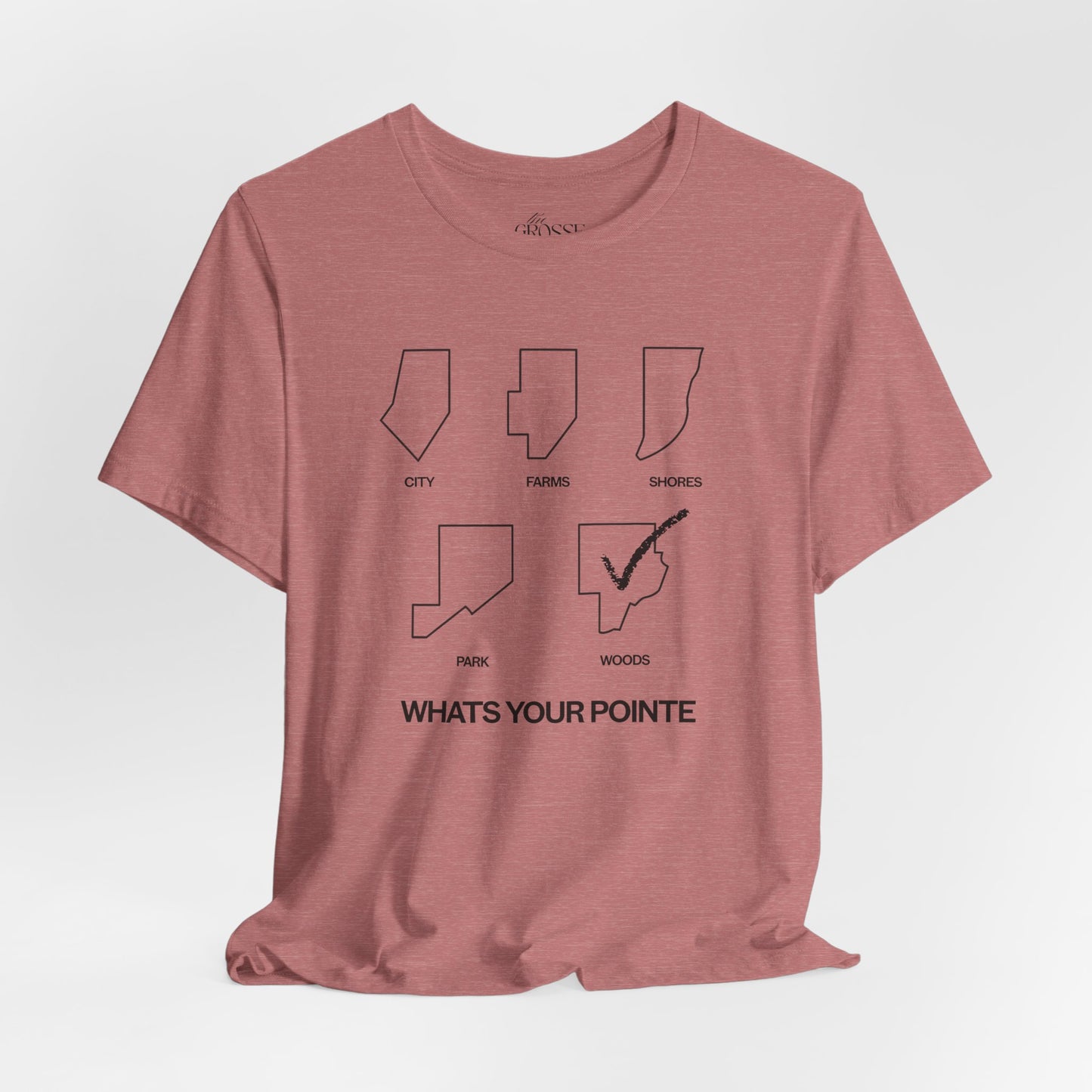 "What's Your Pointe" - WOODS -  Soft Tee