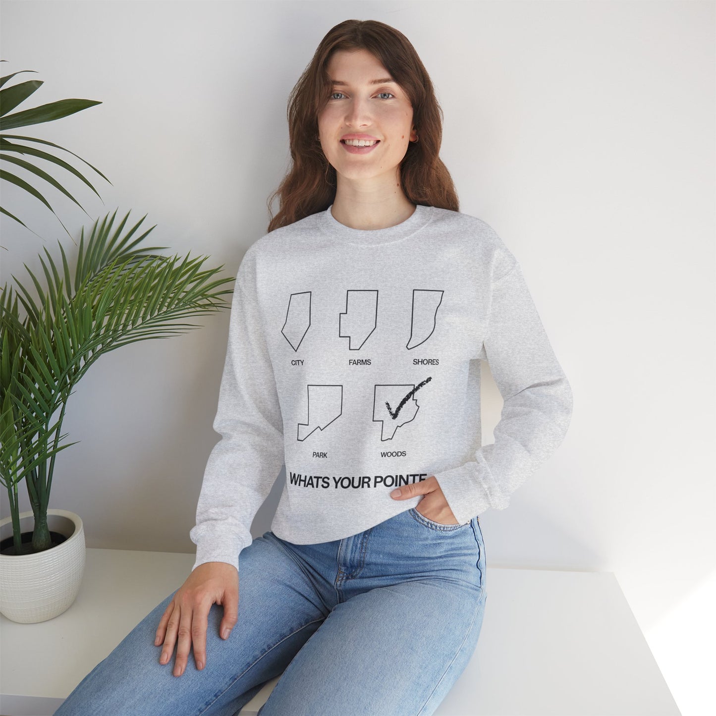 What’s Your Pointe - WOODS | Crewneck Sweatshirt