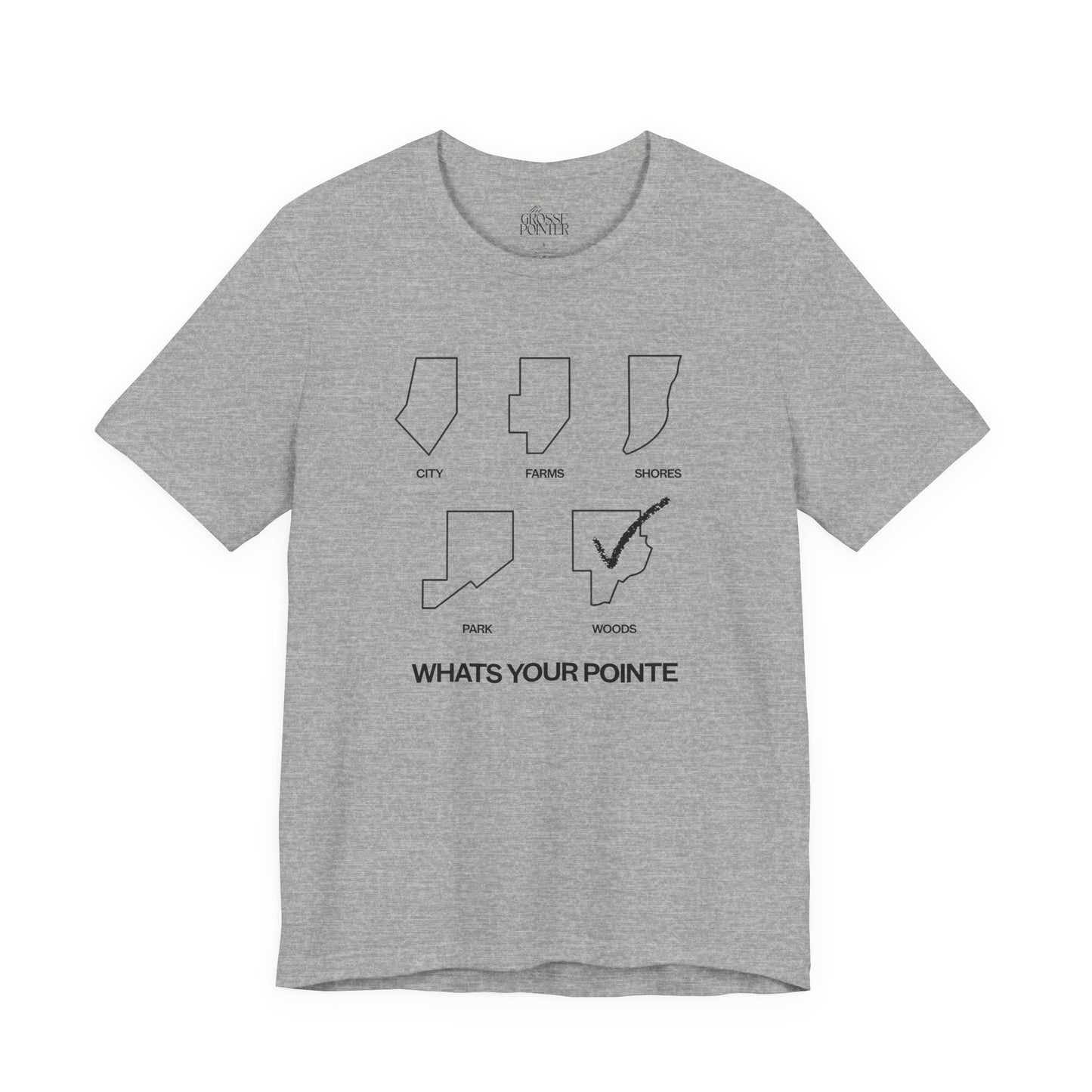 "What's Your Pointe" - WOODS -  Soft Tee