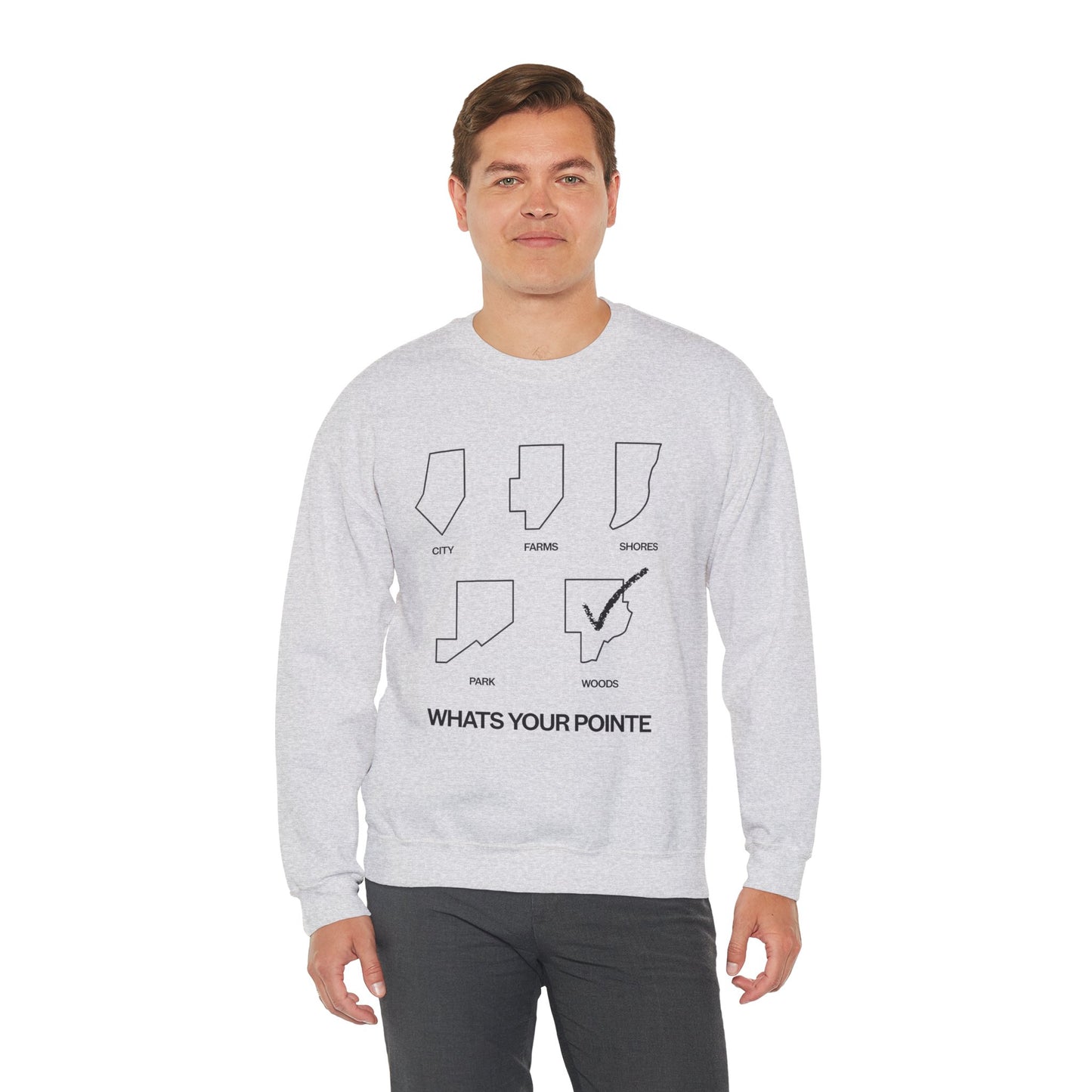What’s Your Pointe - WOODS | Crewneck Sweatshirt