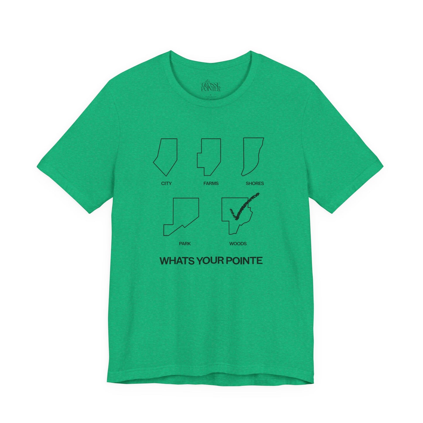 "What's Your Pointe" - WOODS -  Soft Tee