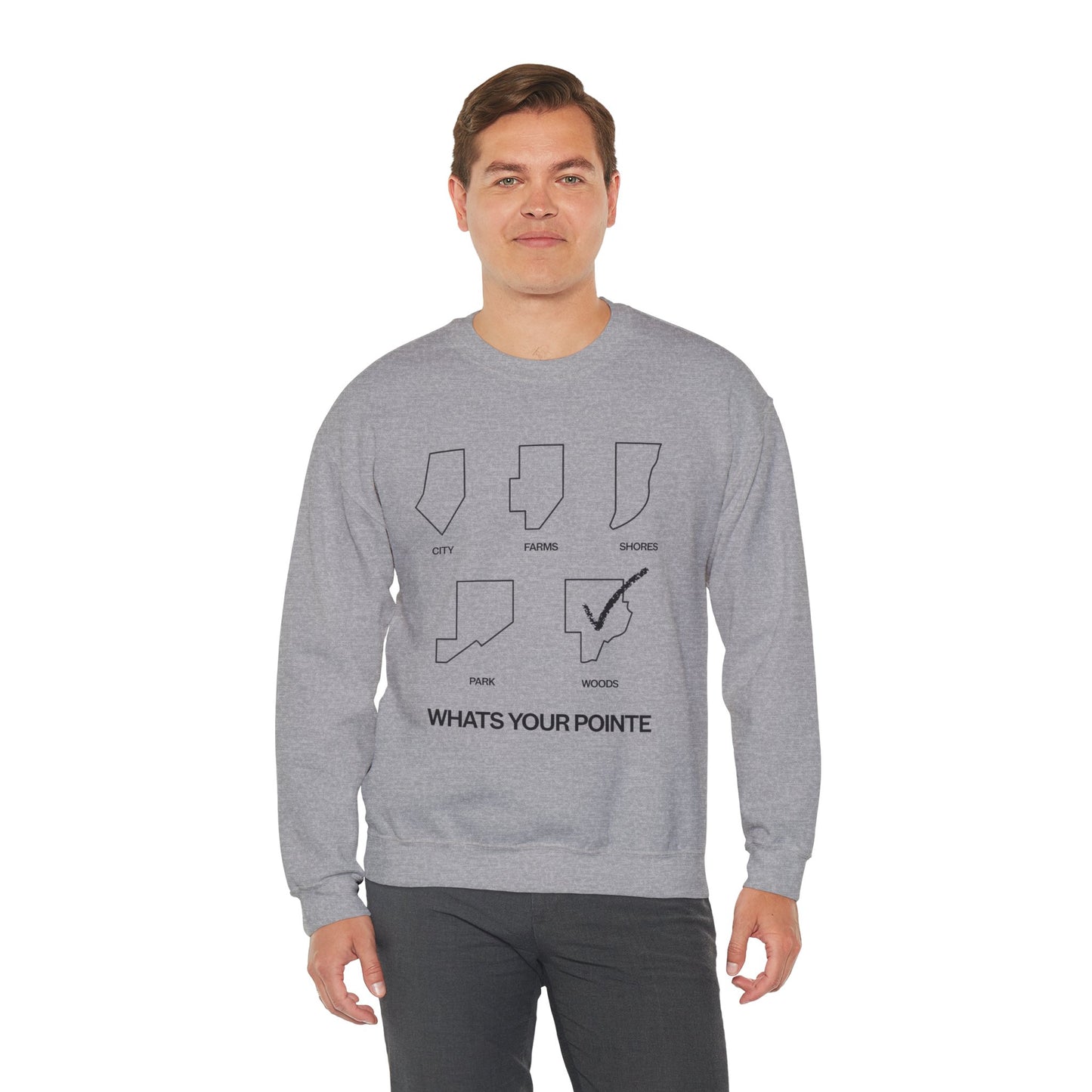 What’s Your Pointe - WOODS | Crewneck Sweatshirt