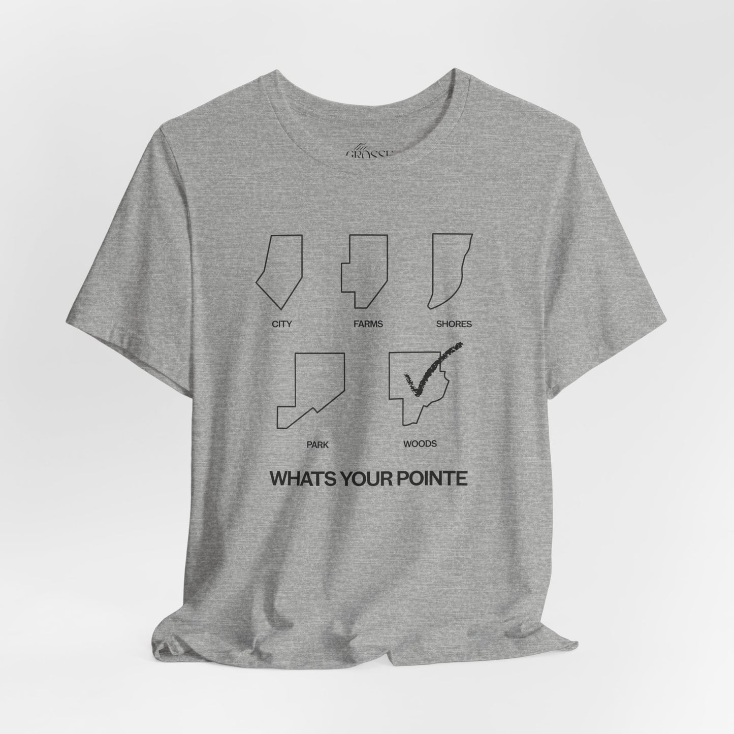 "What's Your Pointe" - WOODS -  Soft Tee