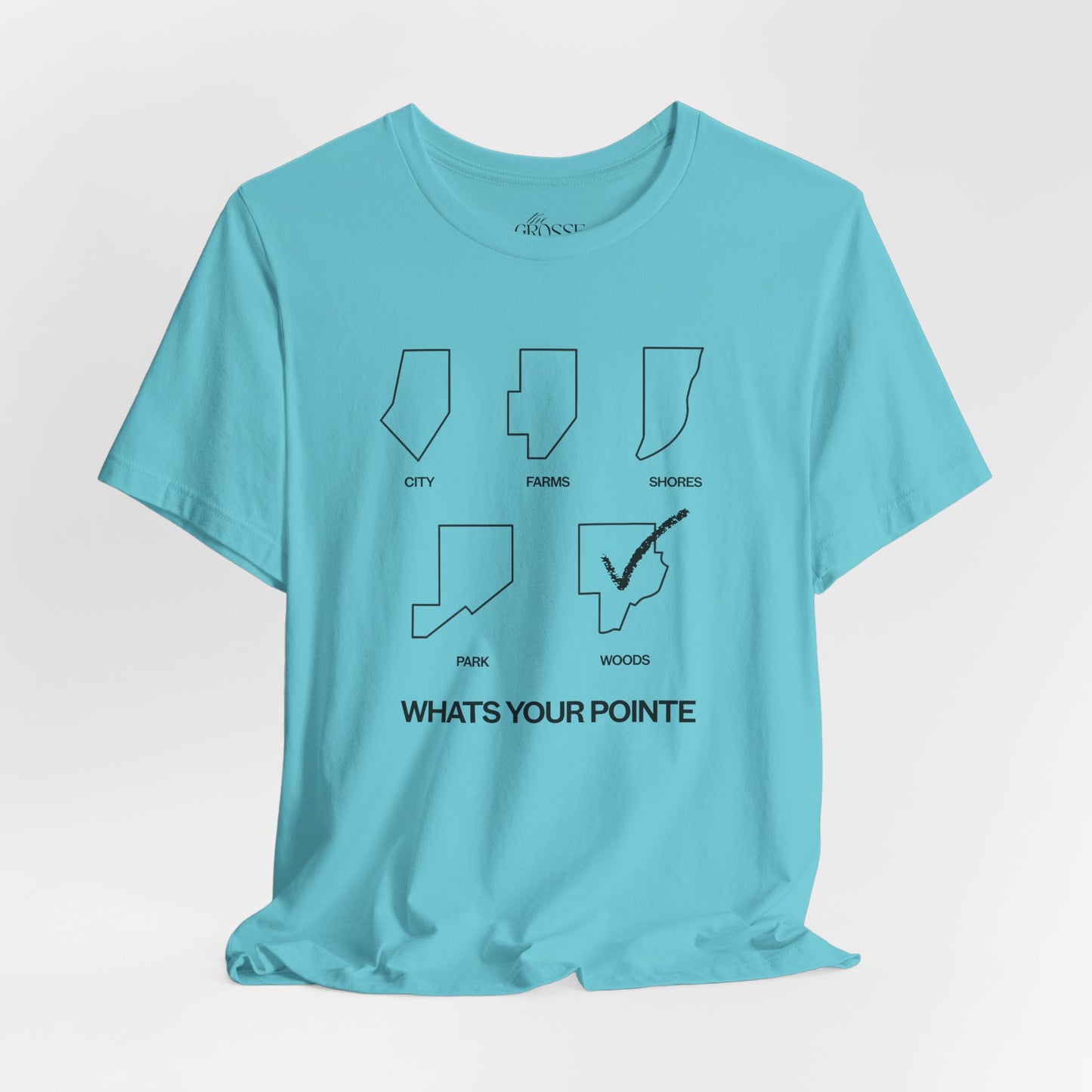 "What's Your Pointe" - WOODS -  Soft Tee