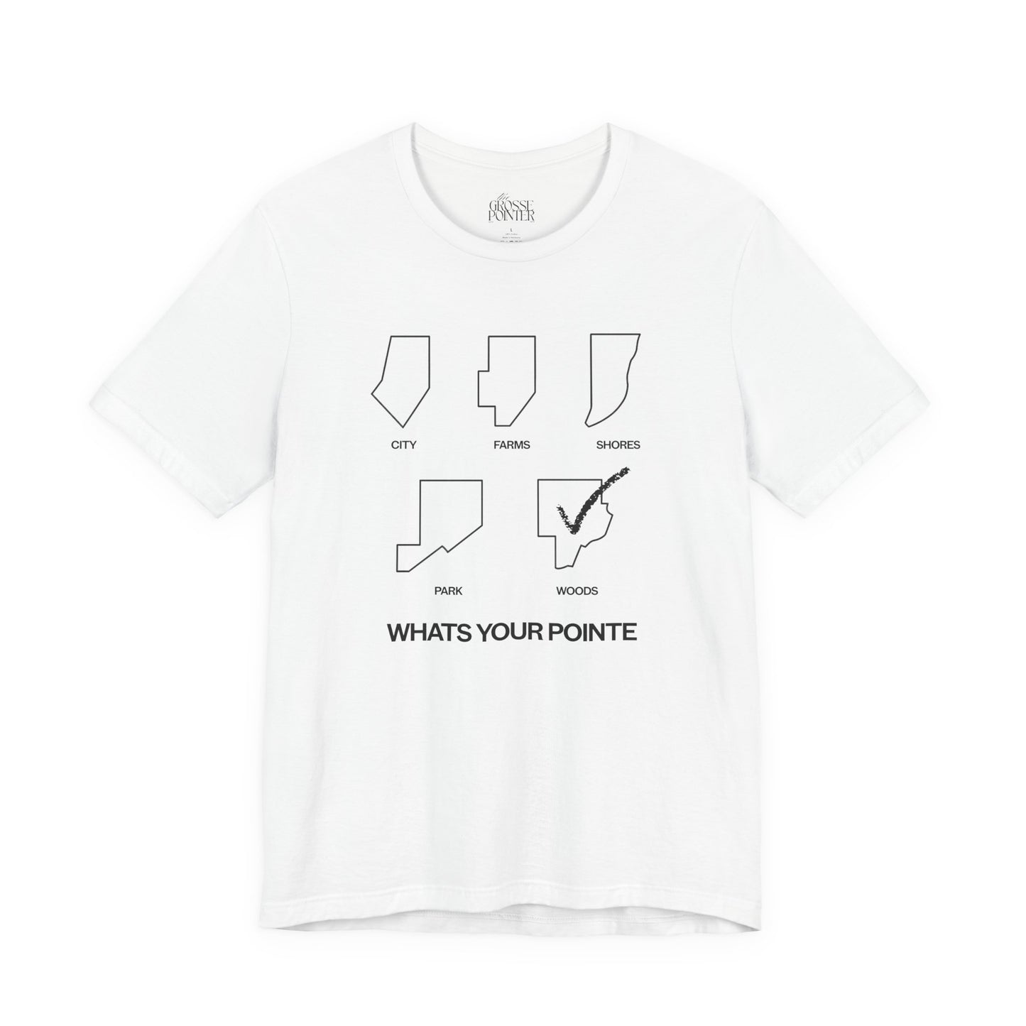 "What's Your Pointe" - WOODS -  Soft Tee