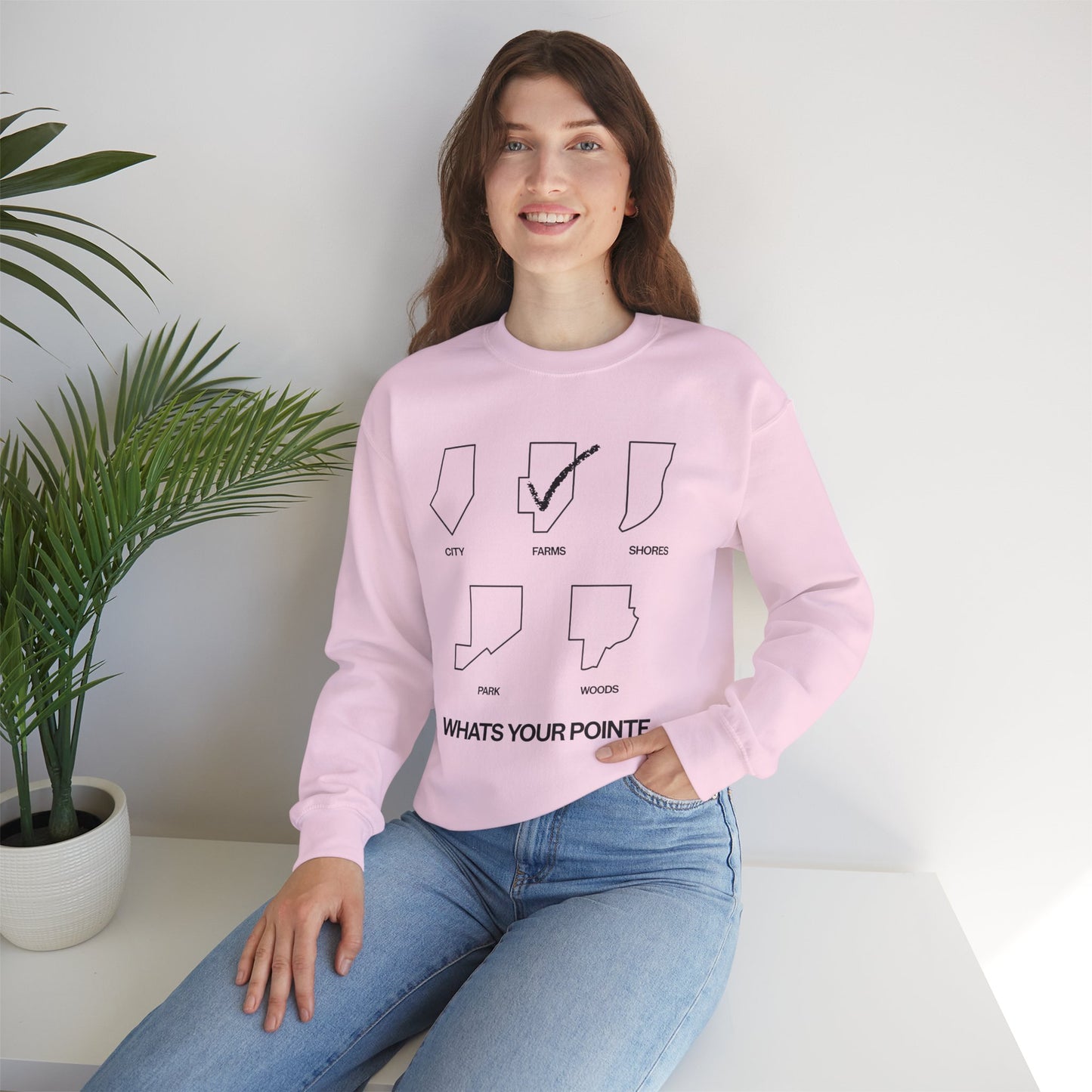 What’s Your Pointe - FARMS | Crewneck Sweatshirt