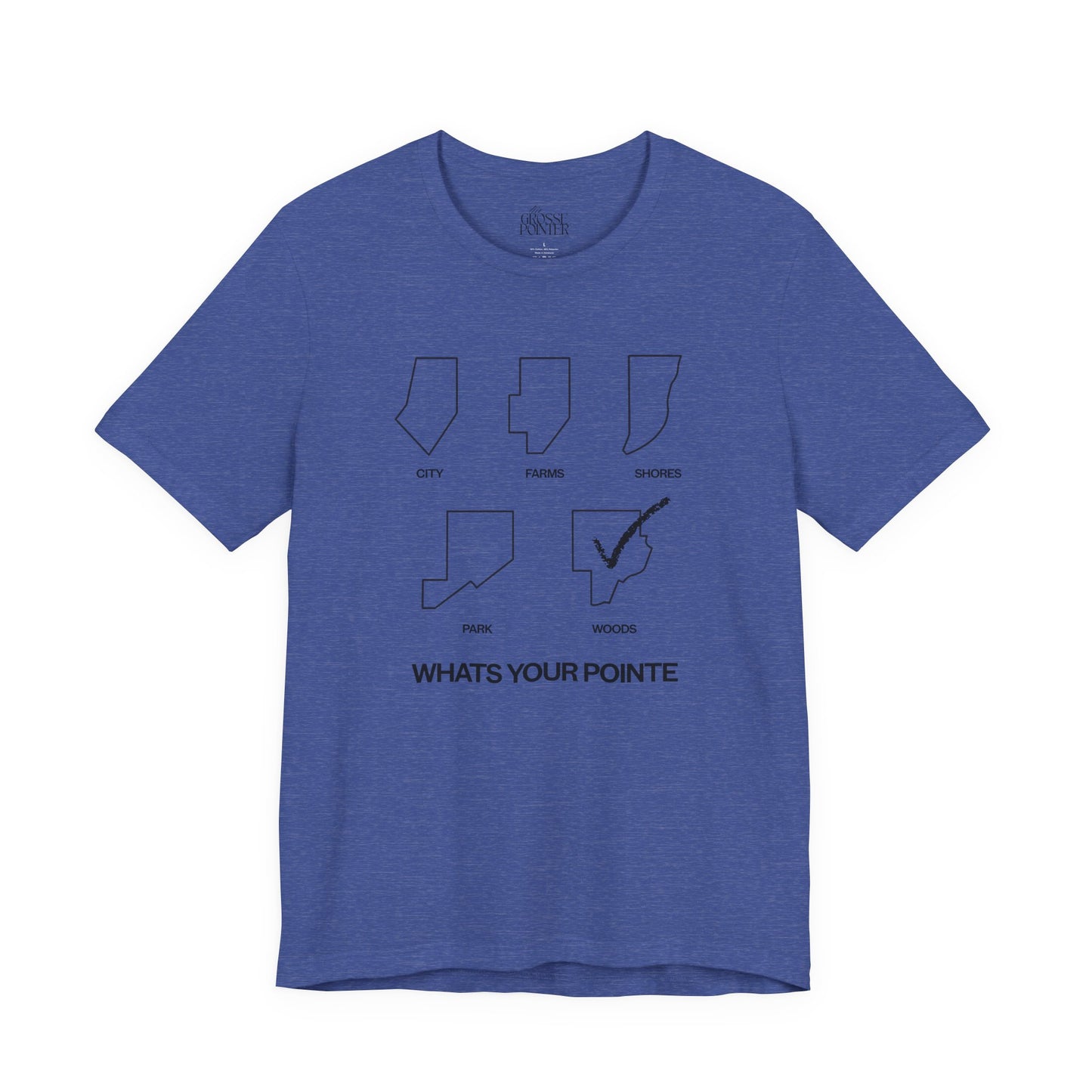 "What's Your Pointe" - WOODS -  Soft Tee