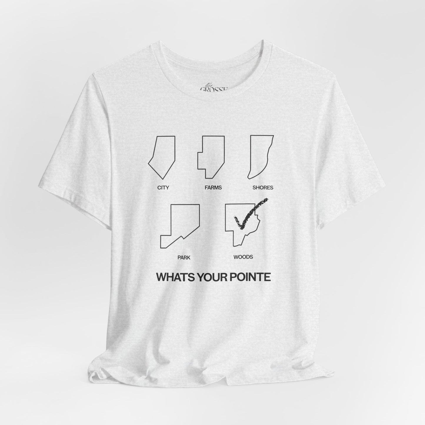 "What's Your Pointe" - WOODS -  Soft Tee